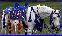Arabian Horse Saddle, Egyptian costume with Breast Collar + Bridle