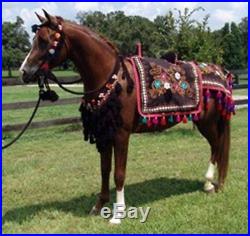 Arabian Horse Saddle, Egyptian costume with Breast Collar + Bridle