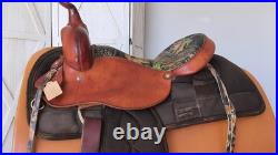 Auburn Outdoors Camo Western Saddle 16/Reg