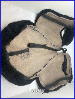 Australian Saddle Company Black Sheepskin Seat Cushion