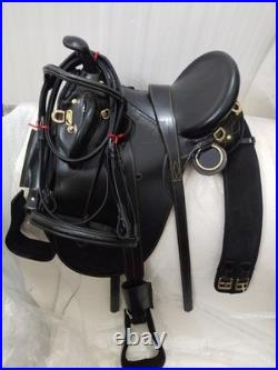 Australian Stock Leather Horse Tack Saddle With All Accessories 15