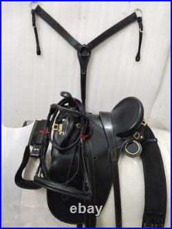 Australian Stock Leather Horse Tack Saddle With All Accessories 15