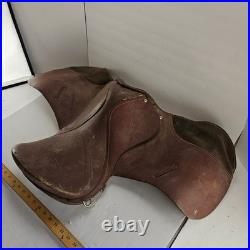 Australian Stock Saddle Brown Leather Horse Saddle Endurance Trail Western Style