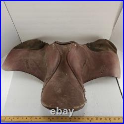 Australian Stock Saddle Brown Leather Horse Saddle Endurance Trail Western Style