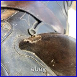 Australian Stock Saddle High Seat 17 Brown Leather Trail Endurance Saddle