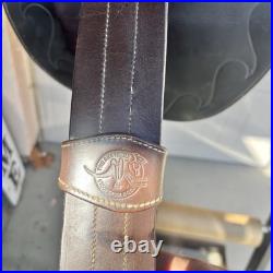 Australian Stock Saddle High Seat 17 Brown Leather Trail Endurance Saddle