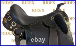 Australian Stock leather Horse Saddle With Horn