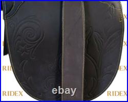 Australian Stock leather Horse Saddle With Horn