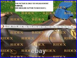 Australian Stock leather Horse Saddle With Horn