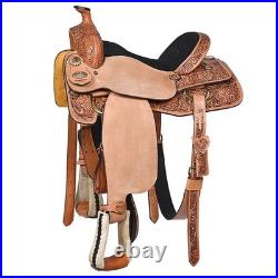 BE Western Horse Saddle Leather Ranch Roping Cowboy Hilason