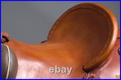 BH 15 In HILASON Western Horse Wade Saddle Genuine Leather Ranch Roping Brown