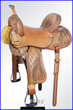 BH 16 In COMFYTACK Western Horse Barrel Racing Trail Pleasure American Leather