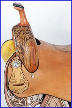 BH 16 In COMFYTACK Western Horse Barrel Racing Trail Pleasure American Leather