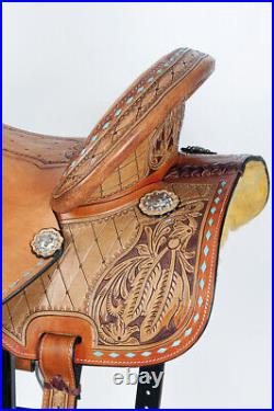 BH 16 In COMFYTACK Western Horse Barrel Racing Trail Pleasure American Leather