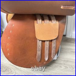 Barnsby Close Contact English Saddle 16.5 Made in England For Stalker