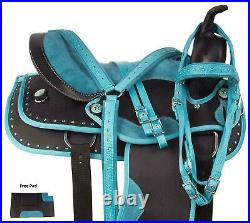 Barrel Racing Trail Horse Tack Synthetic Saddle All Size Free Shipping