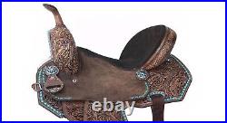 Barrel Racing Western Leather Horse Saddle Cowhide Equestrian 12-18FREE SHIPPING