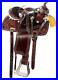 Barrel_Rodeo_Leather_Western_Tack_Saddle_Yellow_Crystal_Silver_Studded_Free_Ship_01_qwhx
