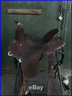 Barrel Saddle 15.5 Corriente 7in Gullet