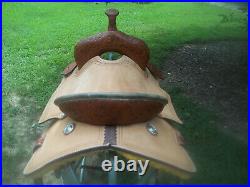 Barrel Saddle/ Corriente Saddlery 15 1/2 Inch Hard Seat