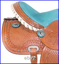 Barrel Saddle Pleasure Trail Childrens Western Mini Pony Tack 10