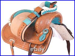 Barrel Saddle Pleasure Trail Childrens Western Mini Pony Tack 10