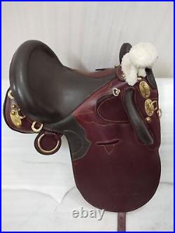 Beautiful Australian leather Stock Saddle With Horn All Size