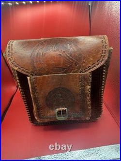 Beautiful Handcrafted Aztec Horse Saddle (Real Leather)