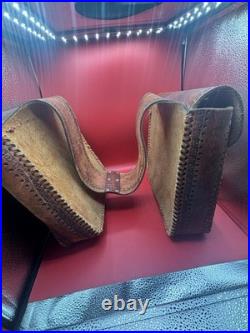 Beautiful Handcrafted Aztec Horse Saddle (Real Leather)