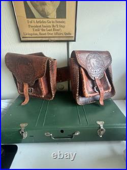 Beautiful Handcrafted Aztec Horse Saddle (Real Leather)