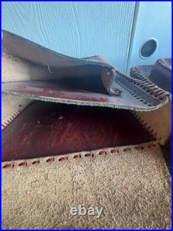 Beautiful Handcrafted Aztec Horse Saddle (Real Leather)