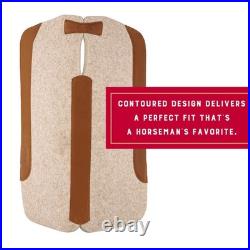 Best Weaver Equine 33 x 32 Contoured Wool Blend Felt Horse Saddle Pad, Shock