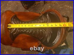 Big Horn Endurance Saddle 16 Seat SQHB 801 Great Western Trail