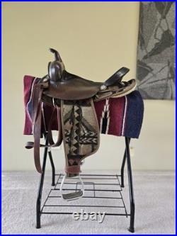 Bighorn Big Horn Synthetic Cordura and Leather Western Round Saddle 15