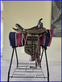 Bighorn Big Horn Synthetic Cordura and Leather Western Round Saddle 15
