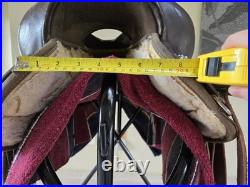 Bighorn Big Horn Synthetic Cordura and Leather Western Round Saddle 15