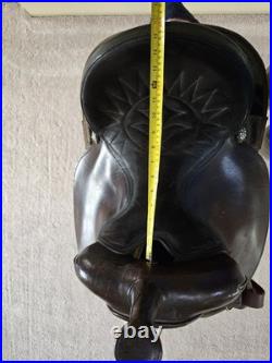 Bighorn Big Horn Synthetic Cordura and Leather Western Round Saddle 15