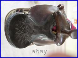Bighorn Big Horn Synthetic Cordura and Leather Western Round Saddle 15