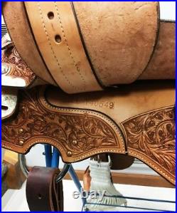Billy Cook 16 Show Saddle Beautiful LOTS of Silver Model #8958 NEW