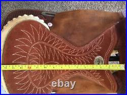 Billy Cook Barrel Saddle 15 FQHB, Price Is Shipped