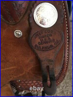 Billy Cook Barrel Saddle 15 FQHB, Price Is Shipped