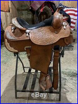 Billy Cook Western Show Saddle 15.5 Seat