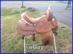 Billy Cook barrel saddle 15