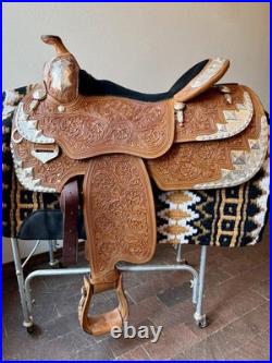 Billy Royal Classic Double Diamond Western Show Saddle 16