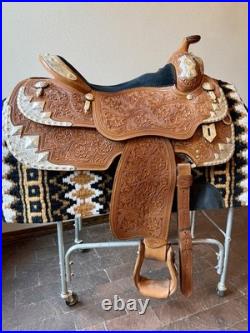 Billy Royal Classic Double Diamond Western Show Saddle 16