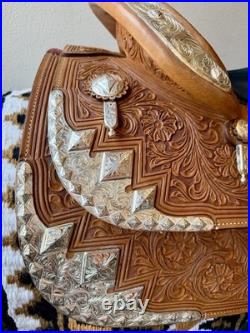 Billy Royal Classic Double Diamond Western Show Saddle 16