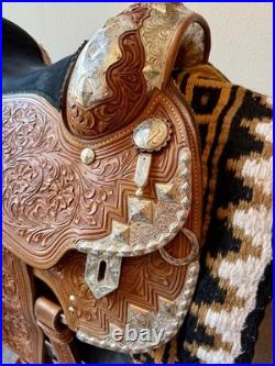 Billy Royal Classic Double Diamond Western Show Saddle 16