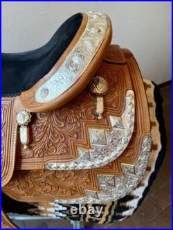 Billy Royal Classic Double Diamond Western Show Saddle 16