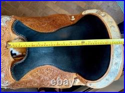Billy Royal Classic Double Diamond Western Show Saddle 16