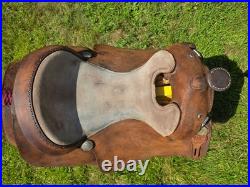 Billy Royal Limited Edition Handmade Roughout Training Saddle 16 FQHB